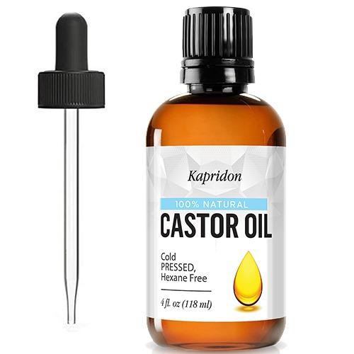 Kapridon's 100% Pure & Natural Jamaican Black Castor Oil - Silicone Free, Fragrance Free Body Care Moisturizing